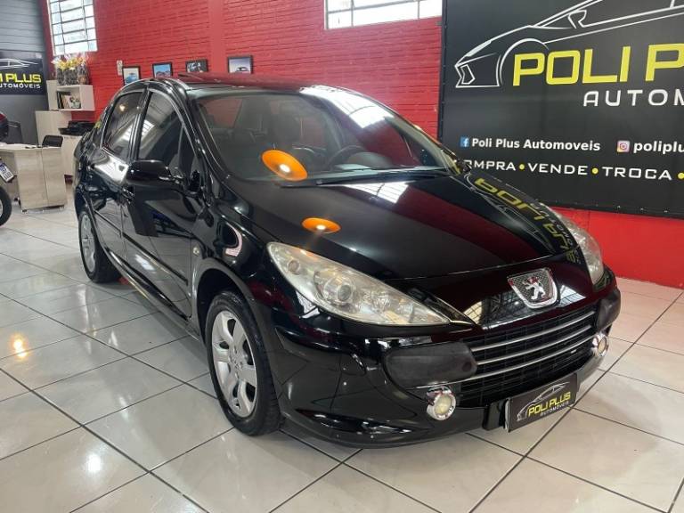 PEUGEOT - 307 - 2009/2010 - Preta - R$ 27.900,00